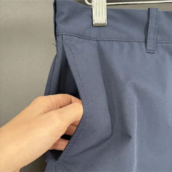 J.Crew Men's 7" Tech Shorts Size 31 Navy Outdoor Sun Protection Moisture Wicking - Picture 3 of 9